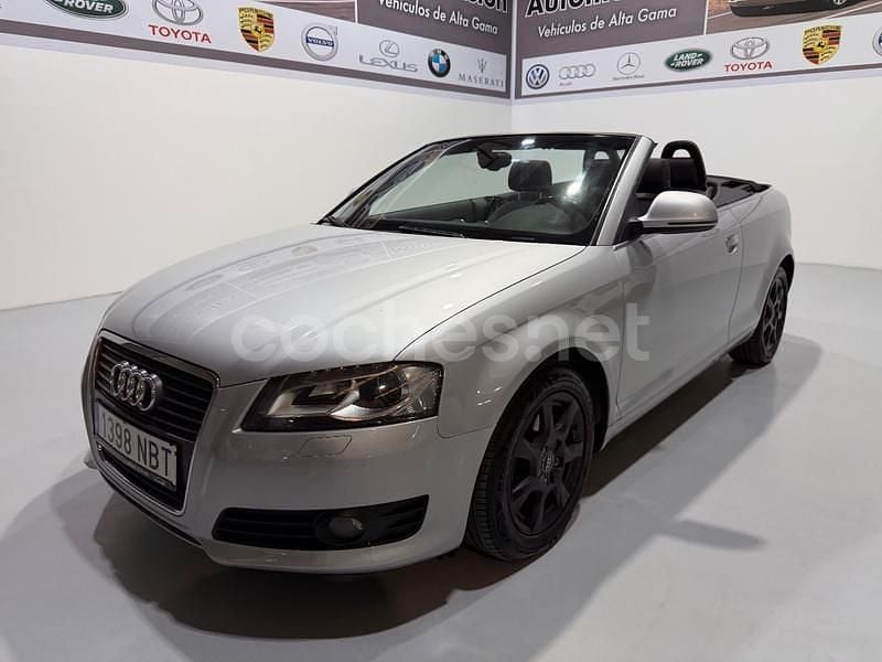 Gris / plata Usado 2008 Audi A3 Cabriolet Ambition Descapotable | 7990 € (Precio justo) - Imagen 1/4