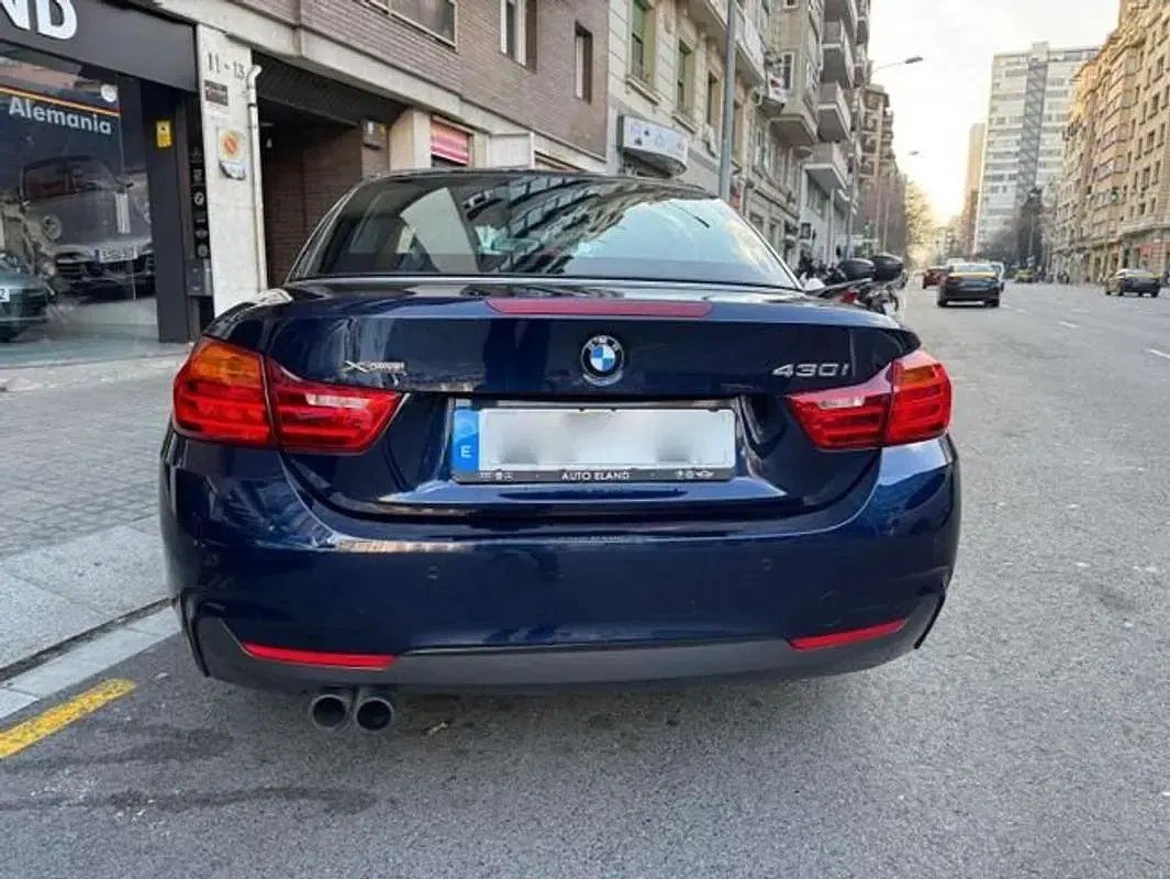 Usado BMW 430 Cabriolet Sport Line 252 CV (185 kW) 2017 Azul Descapotable