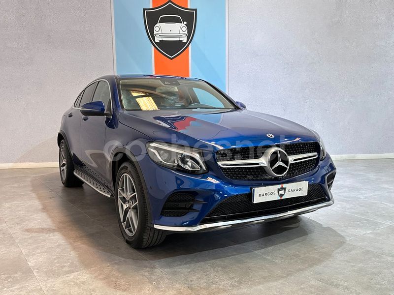Azul Usado 2019 Mercedes GLC250 Coupe | 34.990 € (Buen precio) - Imagen 1/4