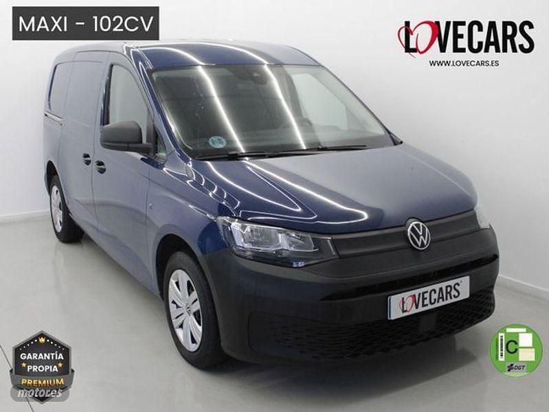 Usado VW Caddy Maxi 102 CV (75 kW) 2021 Azul Monovolumen