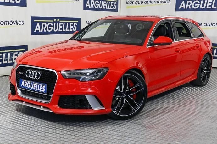Usado Audi RS6 560 CV (411 kW) 2014 Rojo Familiar
