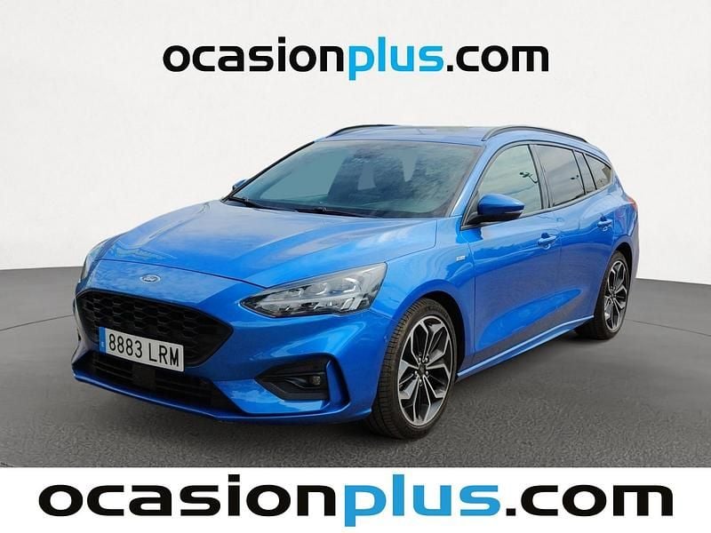 Azul Usado 2021 Ford Focus ST-Line Monovolumen | 16.537 € (Precio justo) - Imagen 1/4
