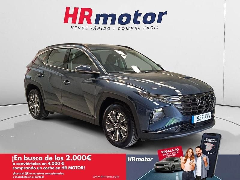 Azul Usado 2024 Hyundai Tucson SUV | 24.990 € (Precio justo) - Imagen 1/4