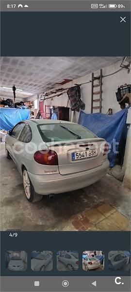 Usado Renault Mégane Coupé Dynamique 140 CV (102 kW) 2002 Gris / plata Coupe