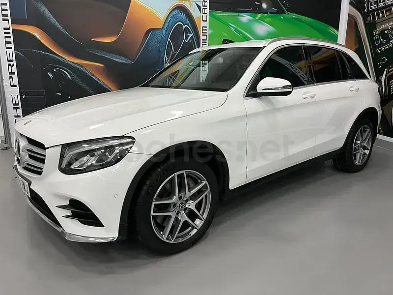 Usado Mercedes GLC220 170 CV (125 kW) 2017 Blanco SUV