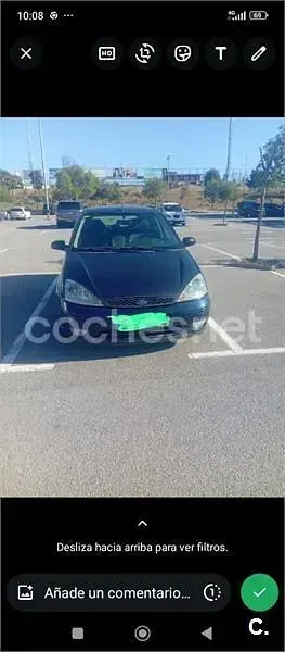 Usado Ford Focus Ghia 115 CV (84 kW) 2002 Azul Berlina