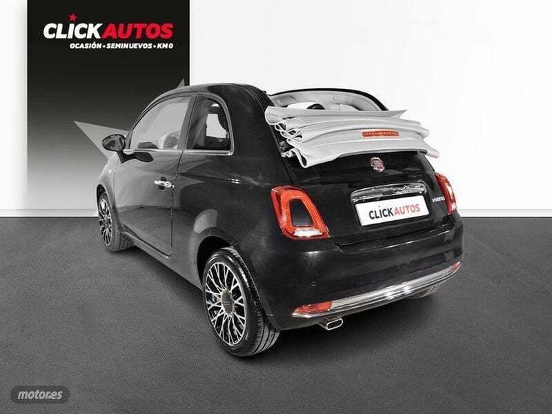 Usado Fiat 500 70 CV (51 kW) 2023 Negro Descapotable