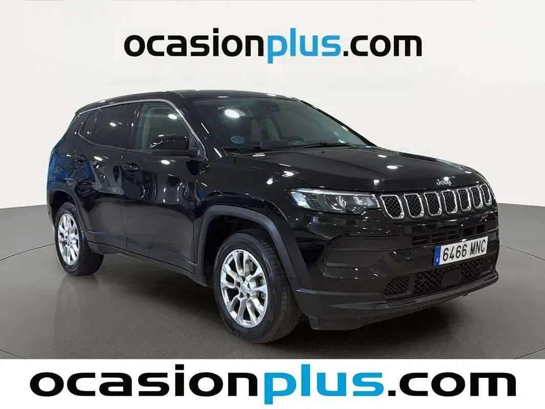 Usado Jeep Compass Longitude 129 CV (94 kW) 2024 Negro SUV