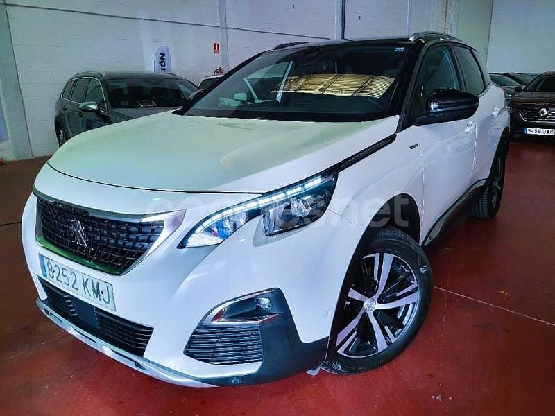Blanco Usado 2018 Peugeot 3008 GT-line SUV | 19.999 € (Caro) - Imagen 1/4