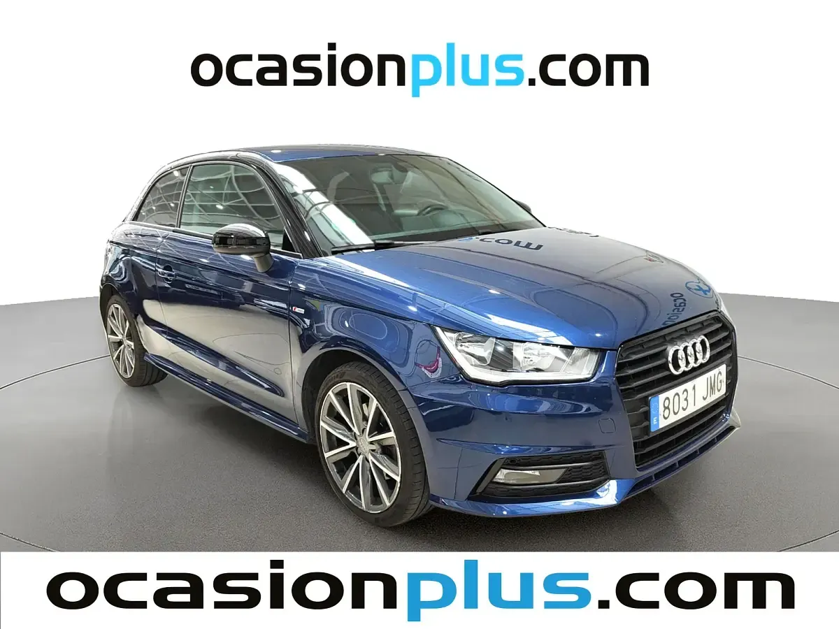 Usado Audi A1 S-Line 125 CV (91 kW) 2016 Azul Utilitario