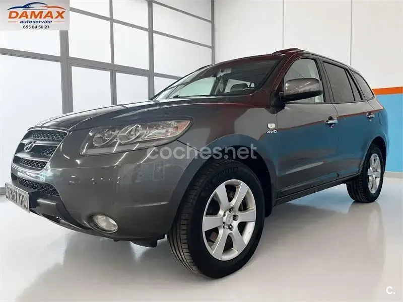 Usado Hyundai Santa Fe Style 155 CV (114 kW) 2009 Gris / plata SUV