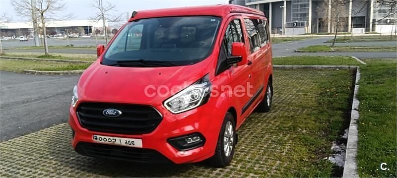 Usado Ford Transit Custom Nugget 185 CV (136 kW) 2021 Rojo Monovolumen