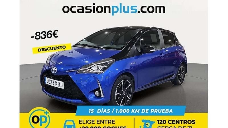 Usado Toyota Yaris Hybrid 99 CV (72 kW) 2017 Azul Utilitario