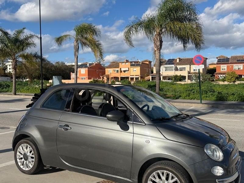 Usado Fiat 500C Lounge 69 CV (50 kW) 2015 Gris / plata Descapotable
