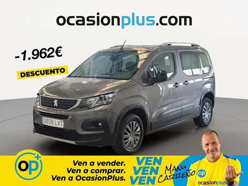 Usado Peugeot Rifter Allure 130 CV (95 kW) 2022 Gris Monovolumen