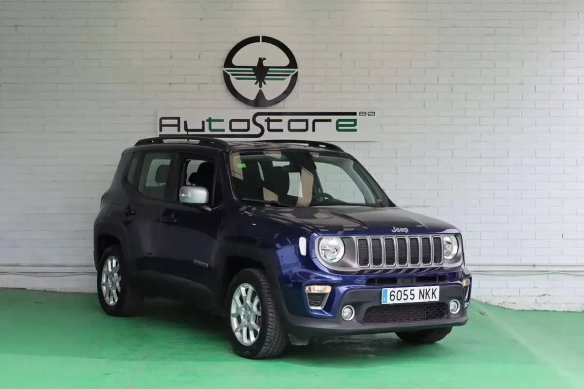 Usado Jeep Renegade Limited 190 CV (139 kW) 2021 Azul SUV