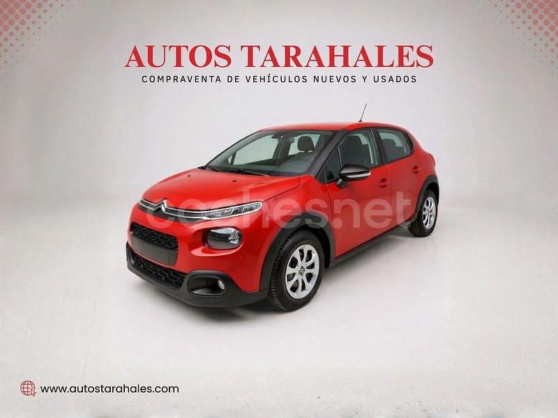 Usado Citroën C3 Feel 82 CV (60 kW) 2018 Granate Utilitario