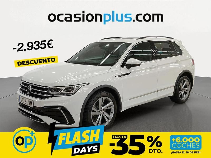 Usado VW Tiguan R-line 150 CV (110 kW) 2021 Blanco SUV