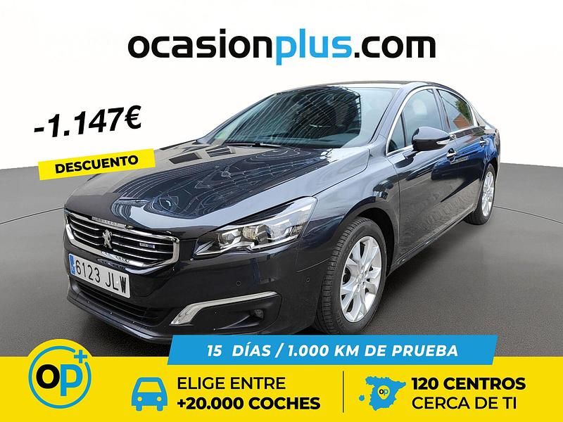 Gris Usado 2016 Peugeot 508 Allure Berlina | 12.491 € (Precio justo) - Imagen 1/4