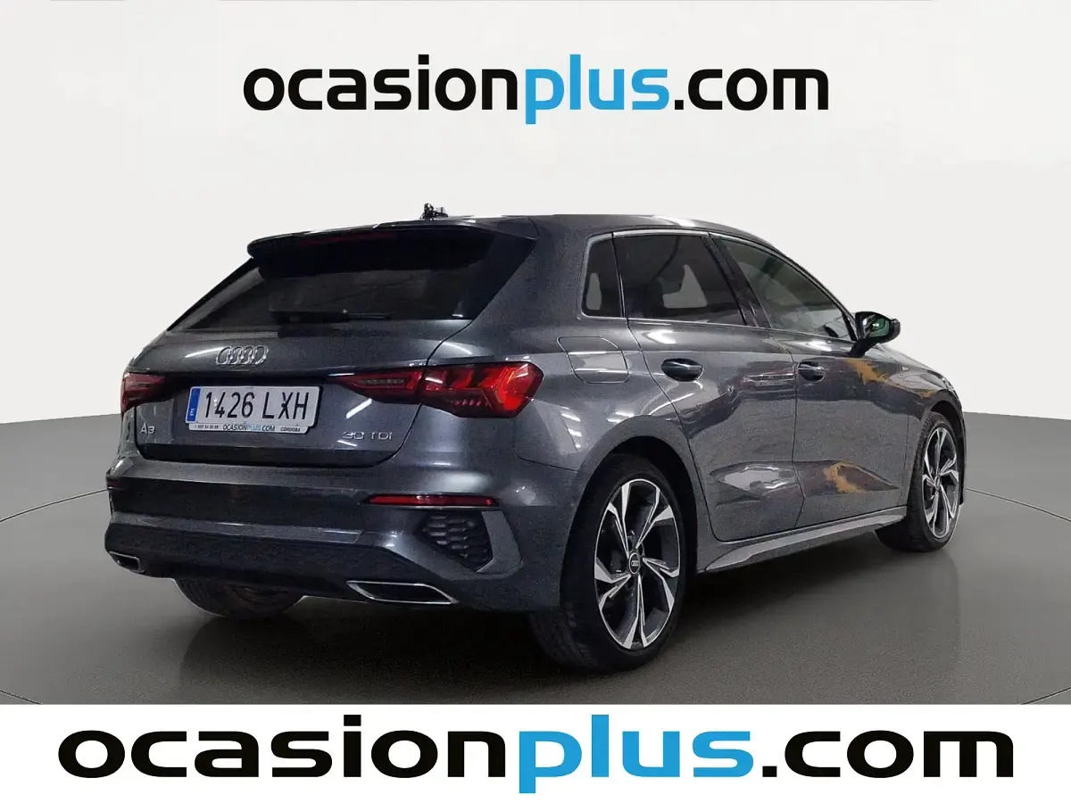 Usado Audi A3 Sportback S-Line 116 CV (85 kW) 2022 Gris Utilitario