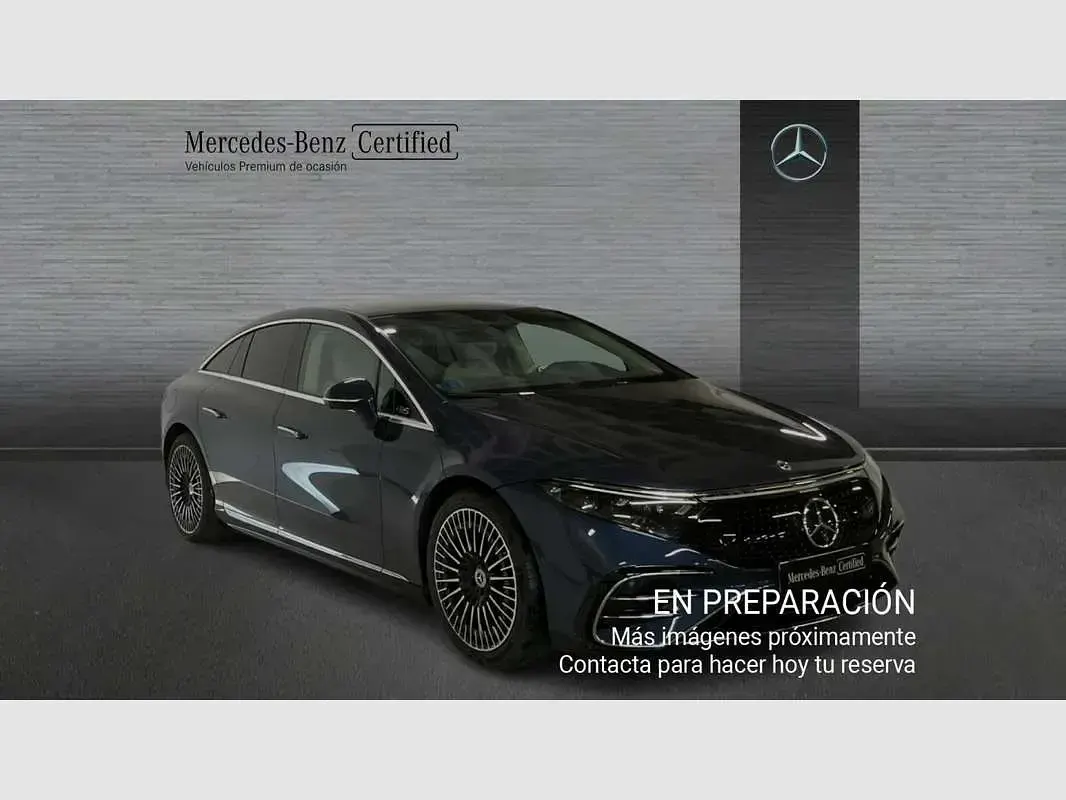 Usado Mercedes EQS450+ Edition 264 kW (360 CV) 2024 Azul Berlina