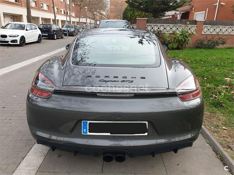 Usado Porsche Cayman GTS 340 CV (250 kW) 2015 Gris / plata Coupe