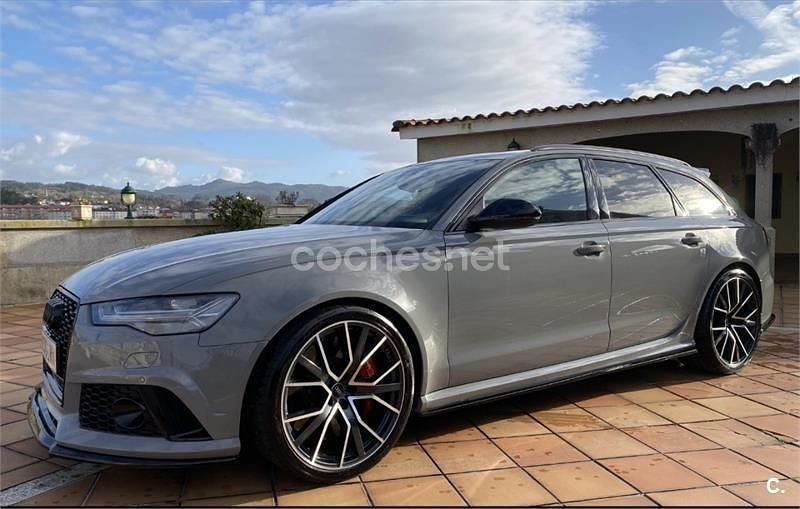 Usado Audi RS6 605 CV (444 kW) 2016 Gris / plata Familiar