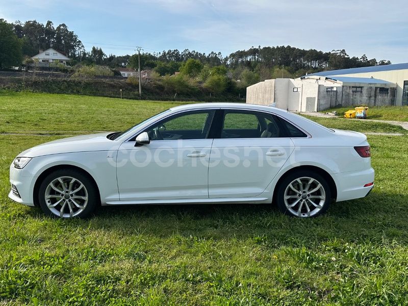 Usado Audi A4 S-Line 150 CV (110 kW) 2018 Blanco Berlina