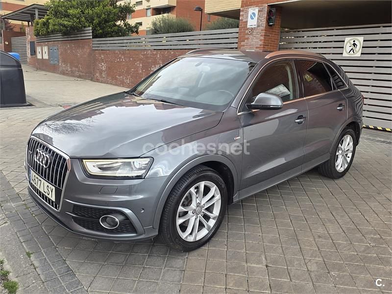 Usado Audi Q3 S-Line 140 CV (102 kW) 2015 Gris / plata SUV