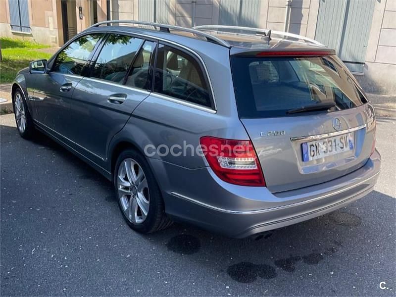 Gris / plata Usado 2013 Mercedes C200 Avantgarde Familiar | 11.000 € (Precio justo) - Imagen 1/3