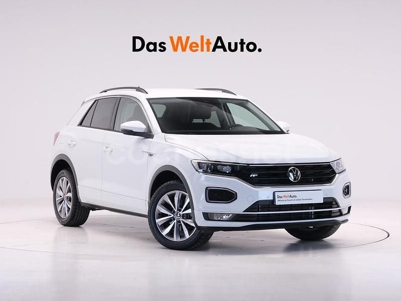 Blanco Usado 2022 VW T-Roc Advance SUV | 22.990 € (Un poco caro) - Imagen 1/4