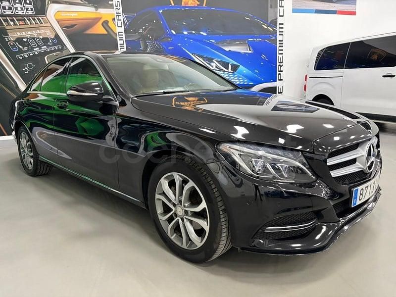 Usado Mercedes C180 120 CV (88 kW) 2014 Negro Berlina