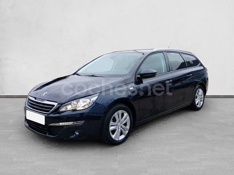 Usado Peugeot 308 SW Style 110 CV (80 kW) 2016 Azul Familiar