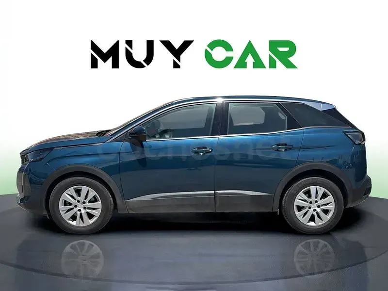 Usado Peugeot 3008 Active 130 CV (95 kW) 2021 Azul SUV