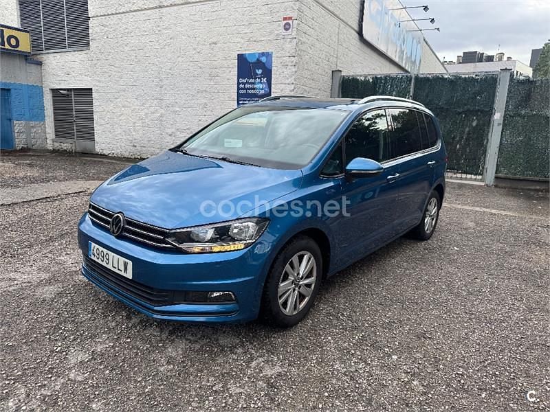 Azul Usado 2020 VW Touran Advance Monovolumen | 18.500 € (Buen precio) - Imagen 1/4