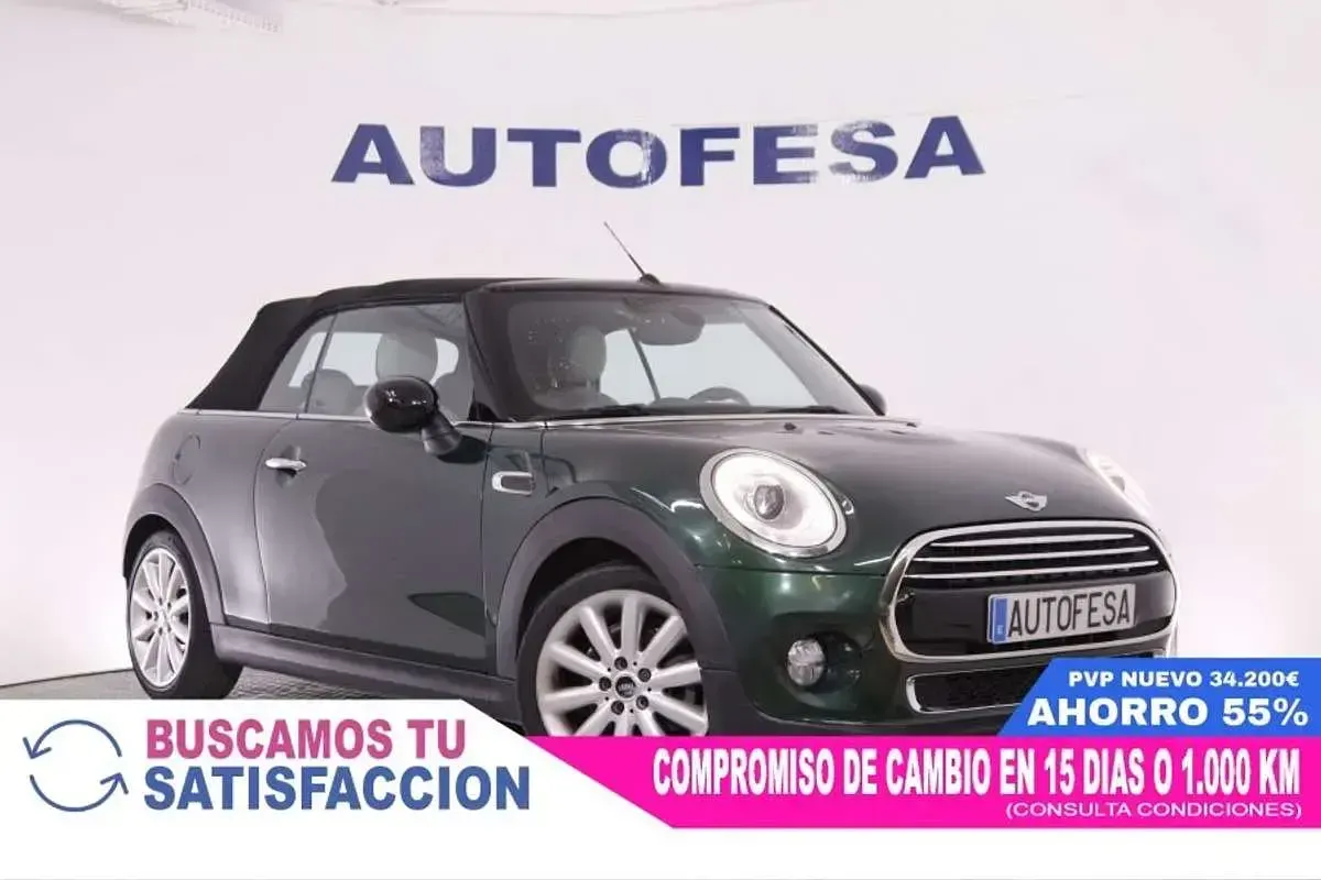Usado Mini Cooper Cabriolet Chili 136 CV (100 kW) 2016 Verde Descapotable
