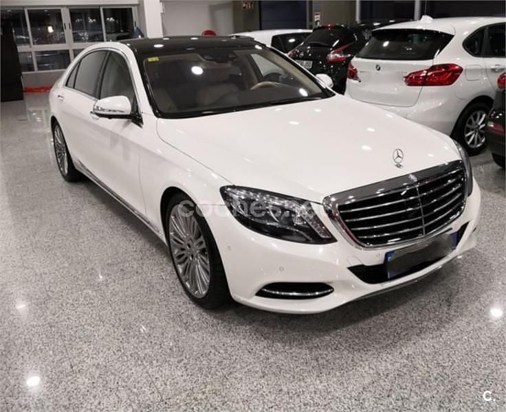 Usado Mercedes S500 455 CV (334 kW) 2014 Blanco Berlina
