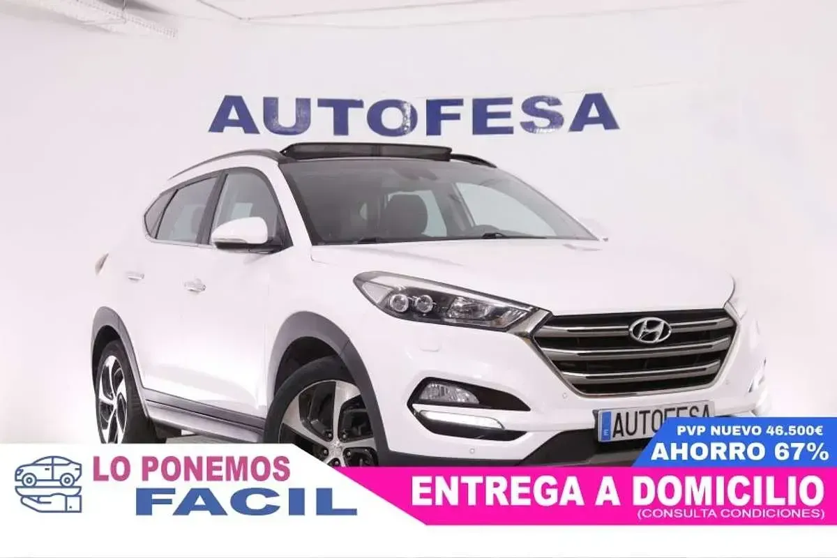 Usado Hyundai Tucson Style 136 CV (100 kW) 2016 Blanco SUV