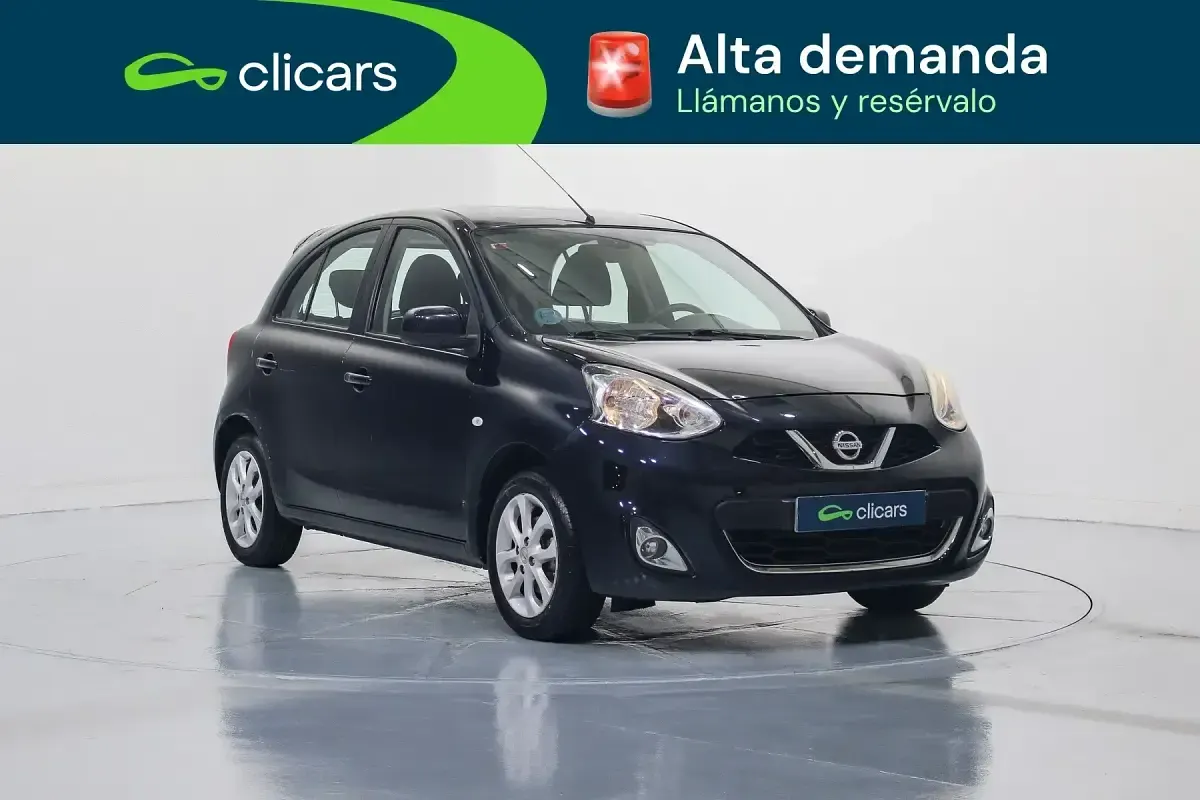 Usado Nissan Micra Acenta 80 CV (58 kW) 2017 Negro Utilitario