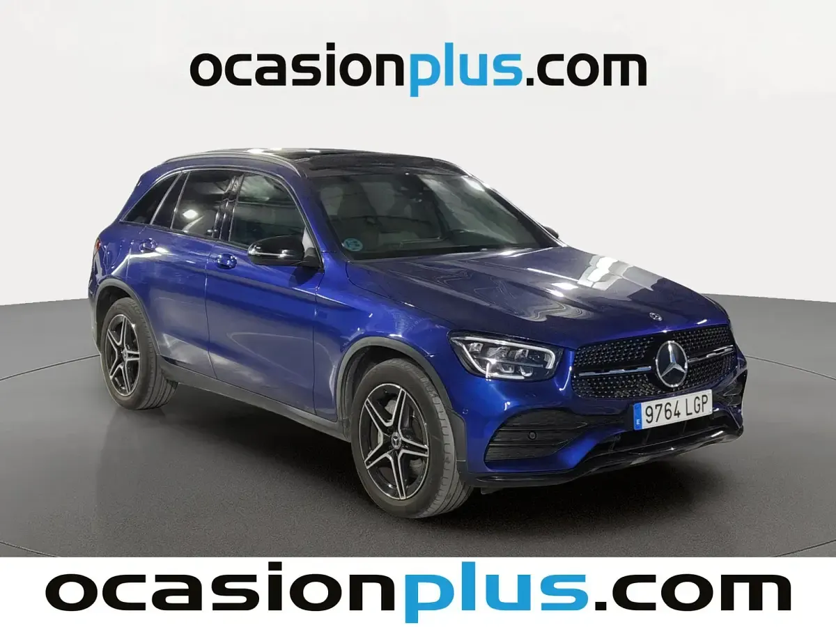 Usado Mercedes GLC200 AMG 163 CV (119 kW) 2020 Azul SUV