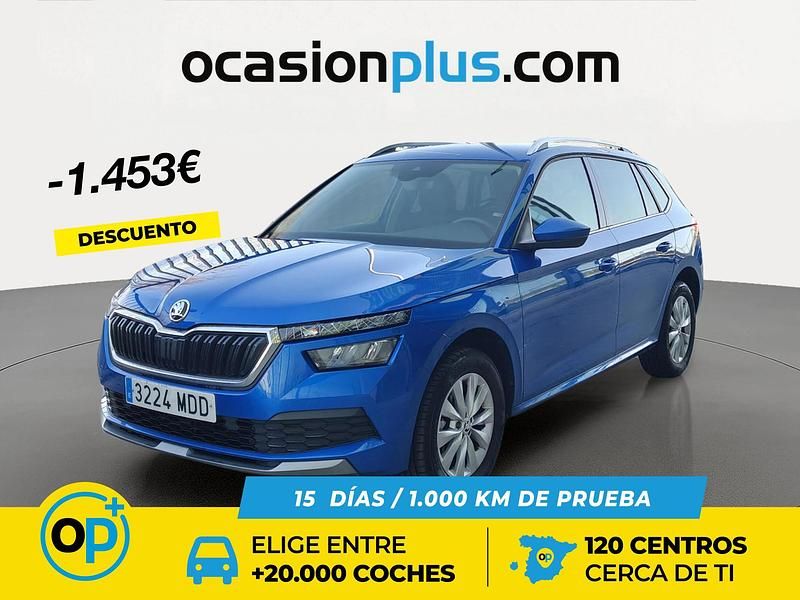 Usado Skoda Kamiq Ambition 110 CV (80 kW) 2022 Azul SUV