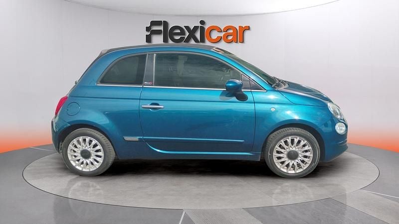 Usado Fiat 500 Lounge 69 CV (50 kW) 2019 Azul Descapotable