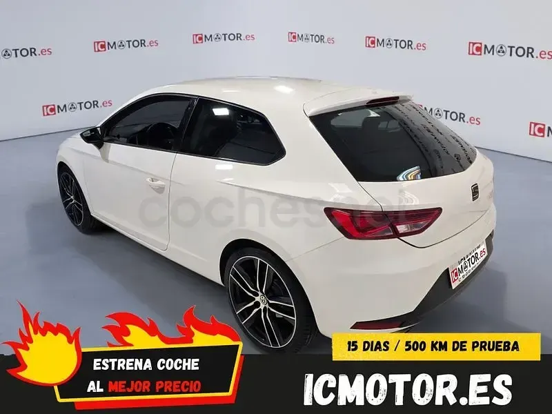 Usado Seat Leon FR 180 CV (132 kW) 2014 Blanco Berlina