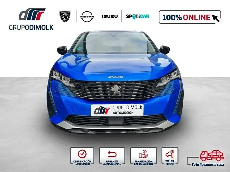 Usado Peugeot 3008 Allure 130 CV (95 kW) 2022 Azul SUV