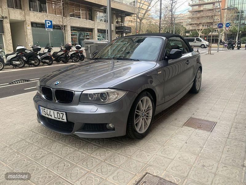 Gris Usado 2012 BMW 118 Cabriolet Descapotable | 11.990 € (Precio justo) - Imagen 1/4