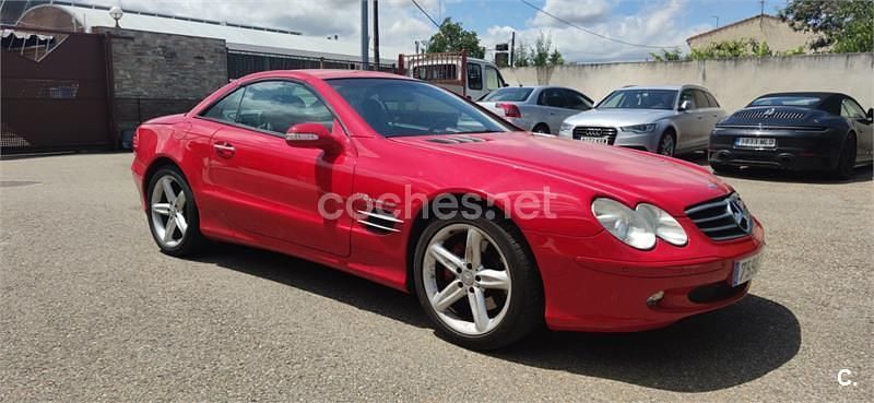 Rojo Usado 2001 Mercedes SL500 Descapotable | 22.000 € - Imagen 1/4