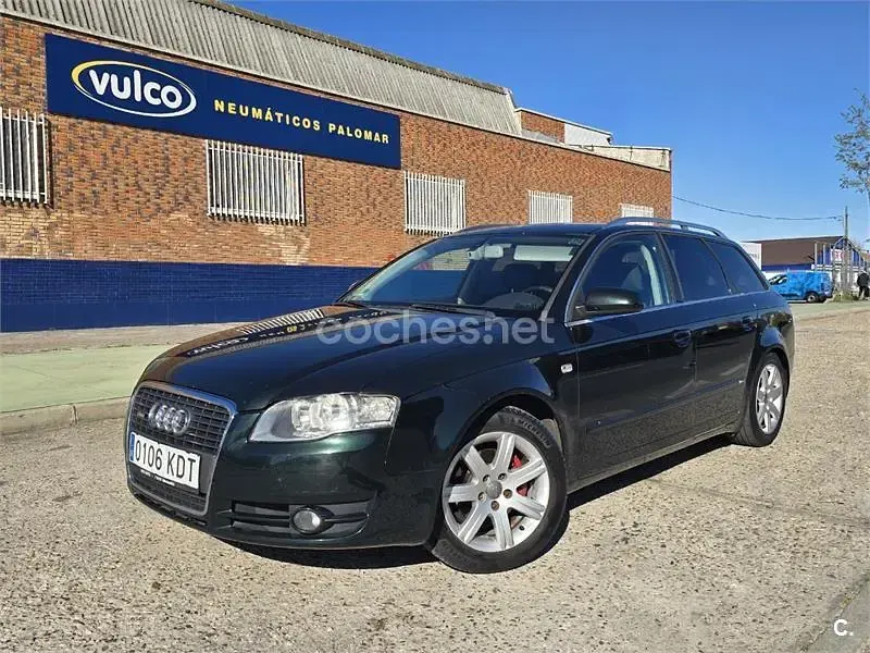 Usado Audi A4 S-Line 140 CV (102 kW) 2007 Verde Familiar