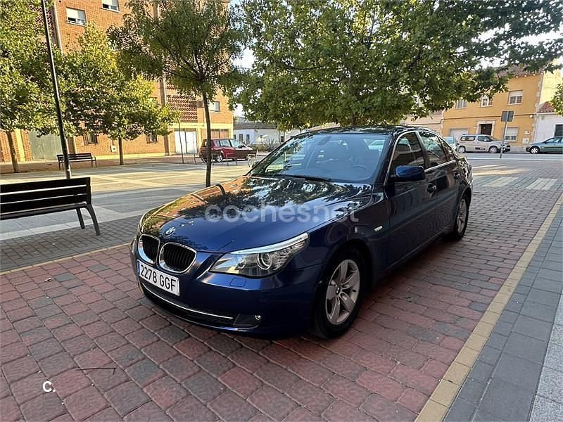 Azul Usado 2008 BMW 520 Berlina | 8000 € (Precio justo) - Imagen 1/4