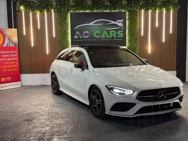 Usado Mercedes CLA200 Shooting Brake 150 CV (110 kW) 2020 Blanco Familiar