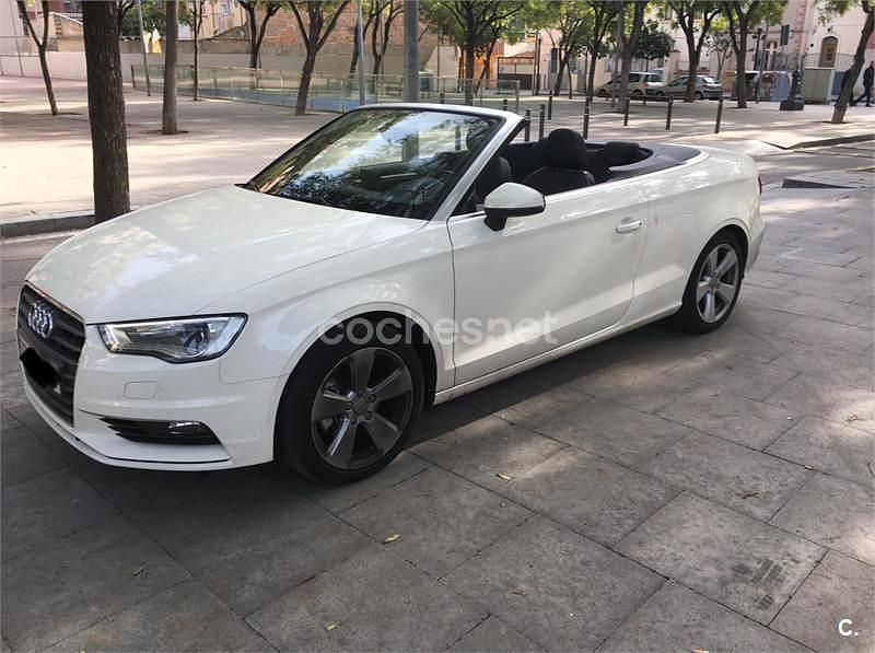 Blanco Usado 2015 Audi A3 Cabriolet Ambition Descapotable | 24.000 € - Imagen 1/1